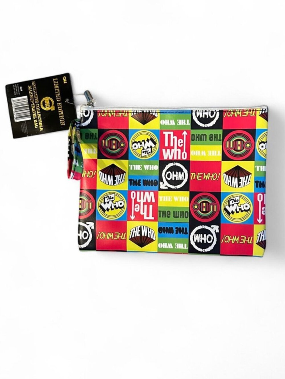 The Who Limited Edition Exclusive Collectible Makeup Travel Bag By CAI Colorful